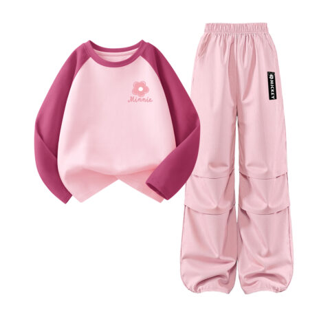 Disney Kids Casual Sportswear Crew Neck Moderate