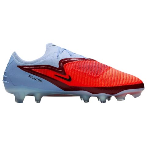 Nike Phantom 6 Abrasion Resistant Soccer Shoes Unisex Red Blue