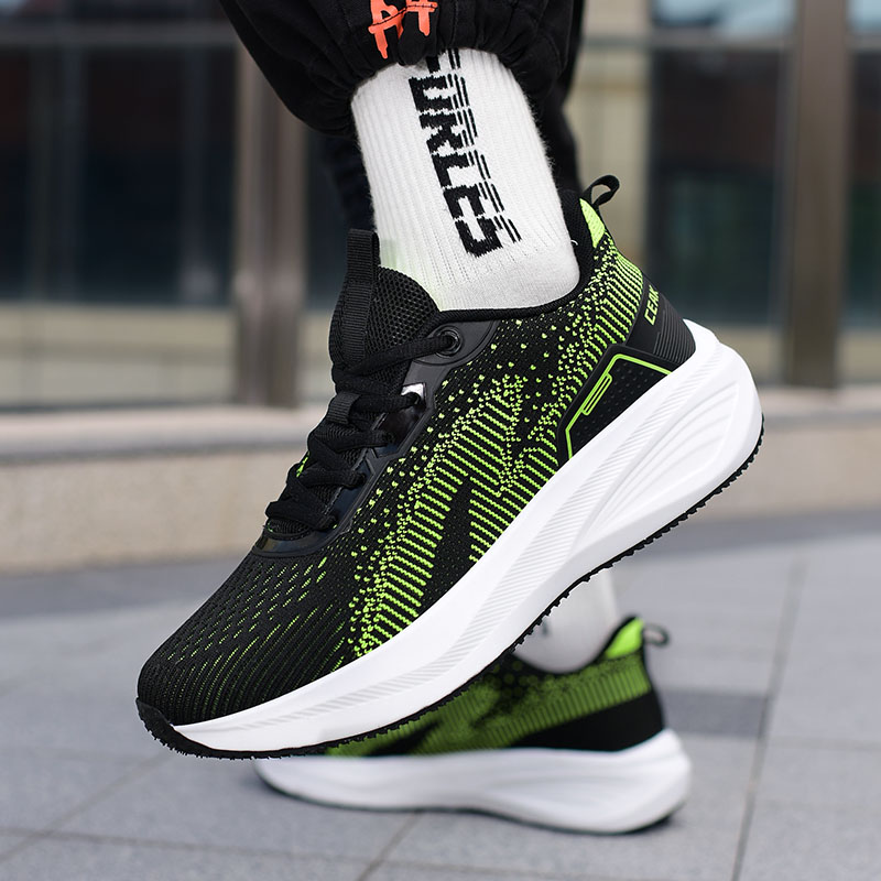 HEIWEILU Cushioning Abrasion Resistant Breathable Cushioning Abrasion Resistant Breathable Low top Casual Running Shoes