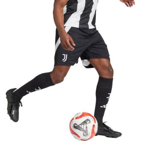 Adidas Free Shipping With AdiClub Juventus 24/25 Home Shorts