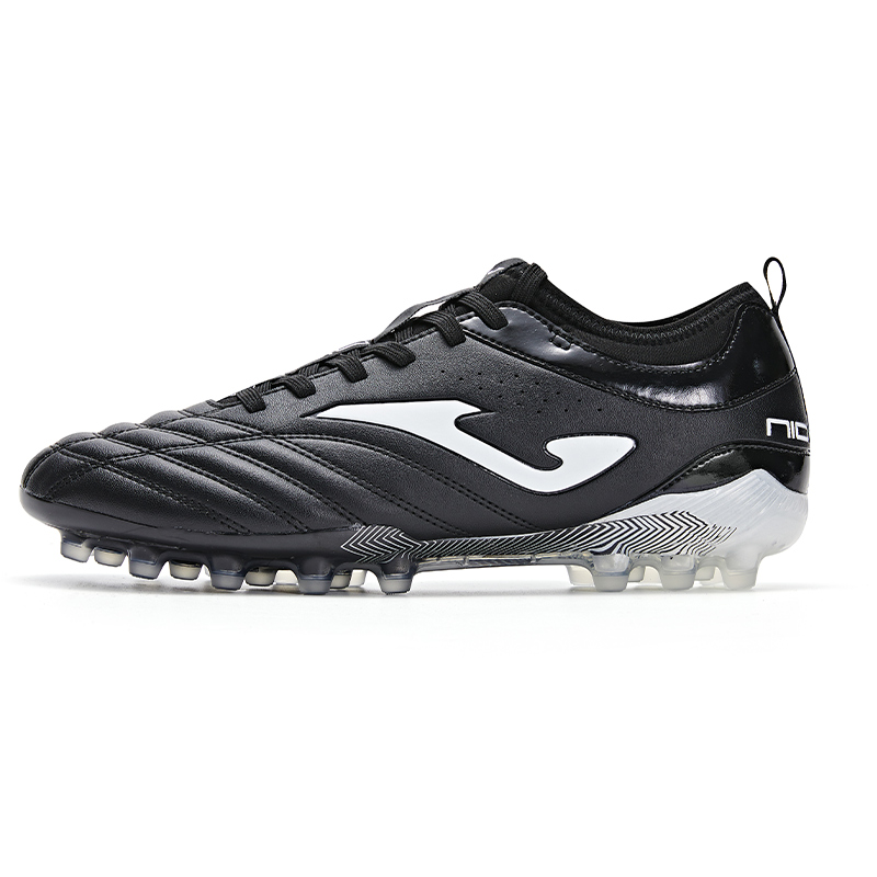 Joma MG Multi Ground Artificial Turf Synthetic Leather Soccer Shoes Men's Black