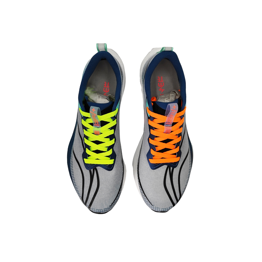 Li Ning Red Hare 7 Pro Cushioning Slip Resistant Abrasion Resistant Low top Casual Running Shoes Men’s Blue Gray