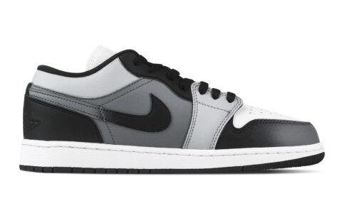 Jordan Air Jordan 1 Silent, Heart Box Low top Vintage Basketball Shoes Unisex Black White Gray