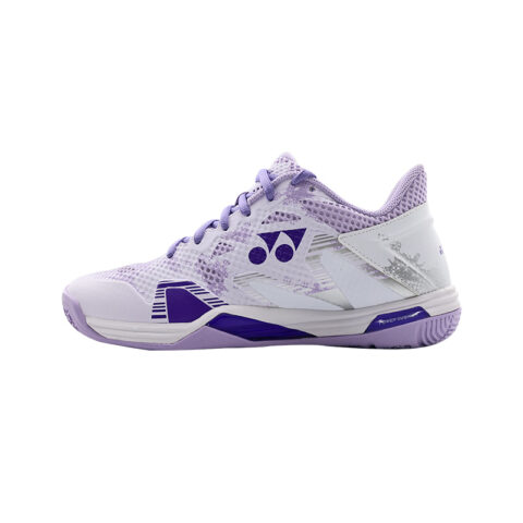 YONEX ECLIPSION Z Textile, Synthetic Leather Trendy Low top Badminton Shoes Unisex White Purple