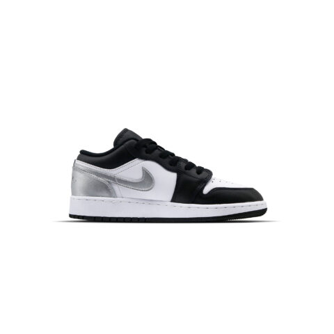Jordan Air Jordan 1 Low ‘Silvery’ Low top Vintage Basketball Shoes Men’s Black Silver