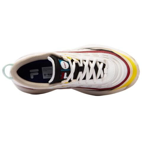Pigalle x FILA FUSION FIRE Flame Shoes Textile, Synthetic Leather Low top Vintage Basketball Shoes Women’s Beige