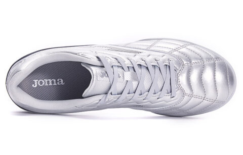 Joma TF Rubber Broken Studs HG Rubber Short Studs Synthetic Leather Abrasion Resistant Soccer Shoes Men’s Silver