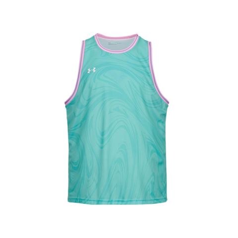 Under Armour Basketball Jersey Men’s Light Green/Pink Purple Edge