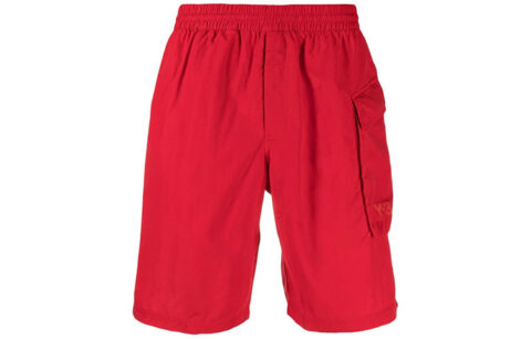 Y 3 Swimming Shorts Men's Red Moderate