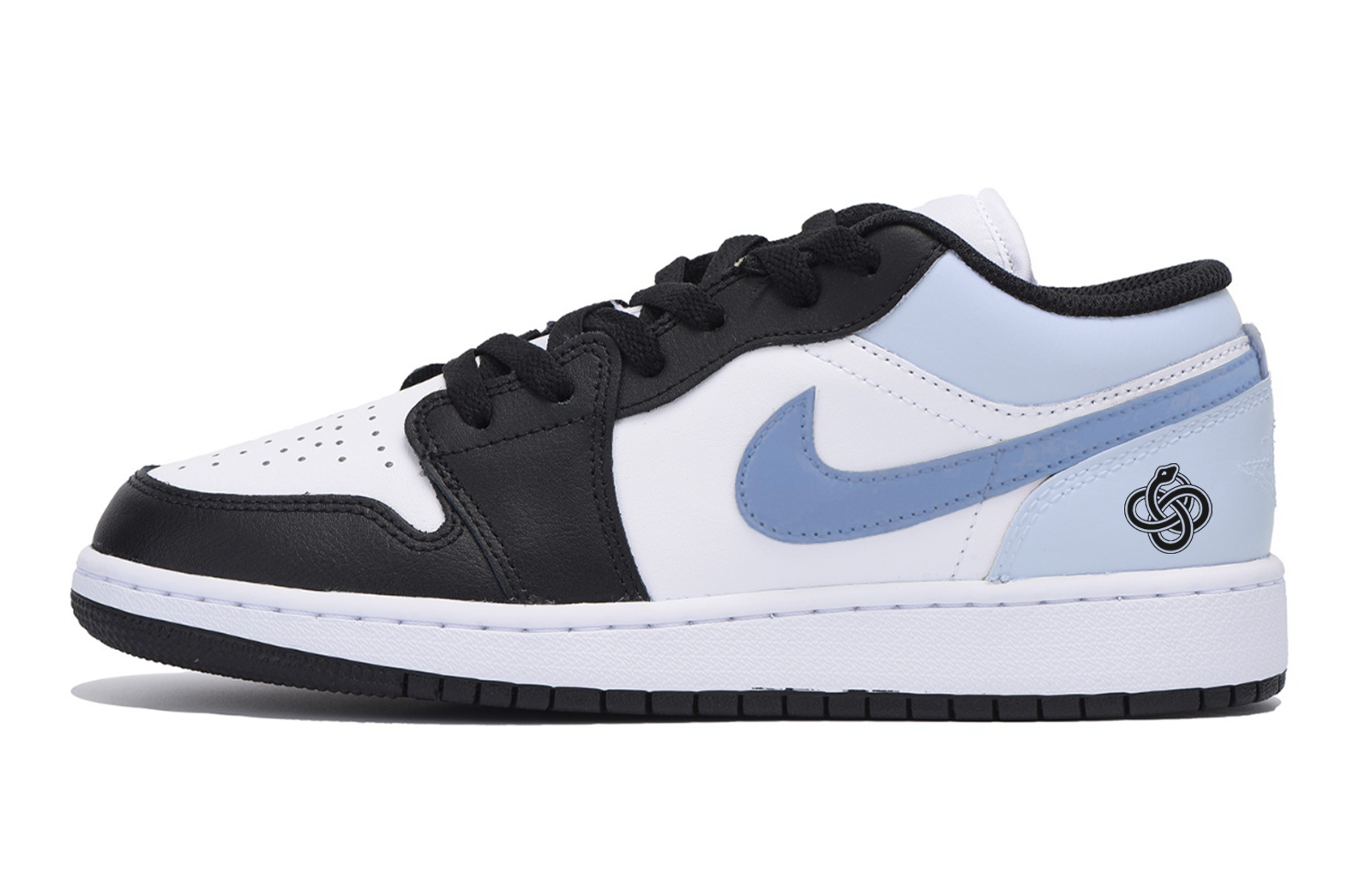 Jordan Air Jordan 1 Vintage Basketball Shoes Men’s Low Top Black Blue
