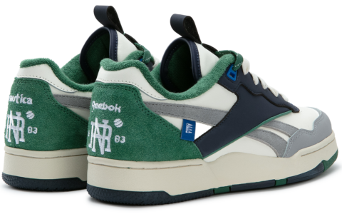 Nautica x Reebok BB4000 II Low top Vintage Basketball Shoes Unisex White/Dark Blue