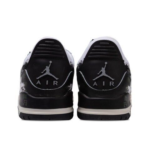 Jordan Legacy 312 Slip Resistant Low top Vintage Basketball Shoes Men’s Black White