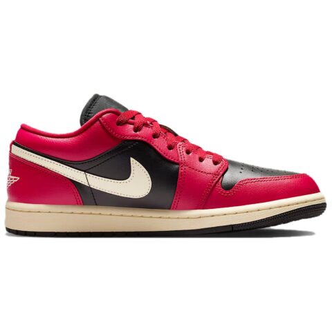 Jordan Air Jordan 1 Low top Vintage Basketball Shoes Women’s Black Red