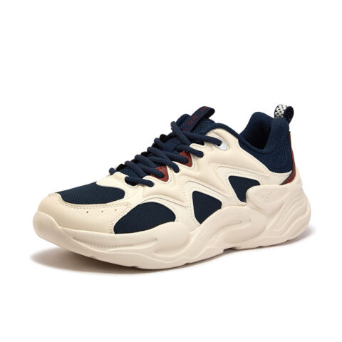361° Abrasion Resistant Breathable Low top Casual Running Shoes Men’s White Blue Red