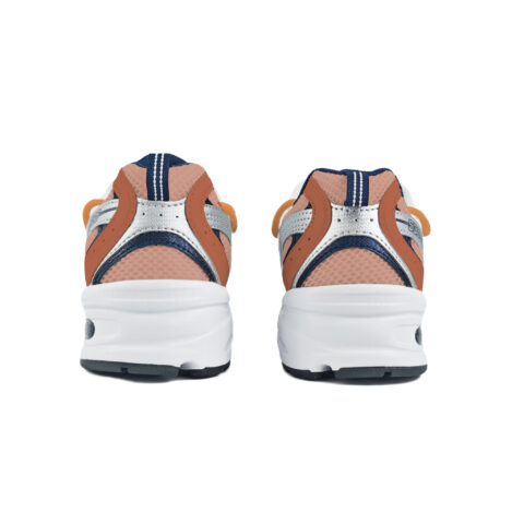 New Balance NB 530 Abrasion Resistant Low top Running Shoes Unisex White Orange
