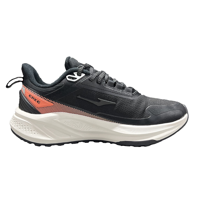 Erke Abrasion Resistant Waterproof Cushioning Low top Casual Running Shoes Women’s Black White