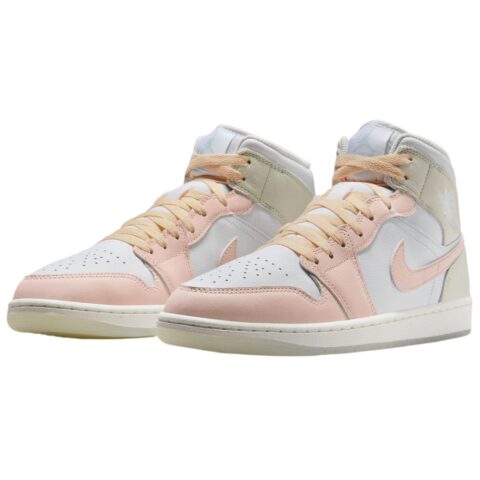 Jordan 1 Mid Se White Sea Glass Glacier Blue Guava Ice