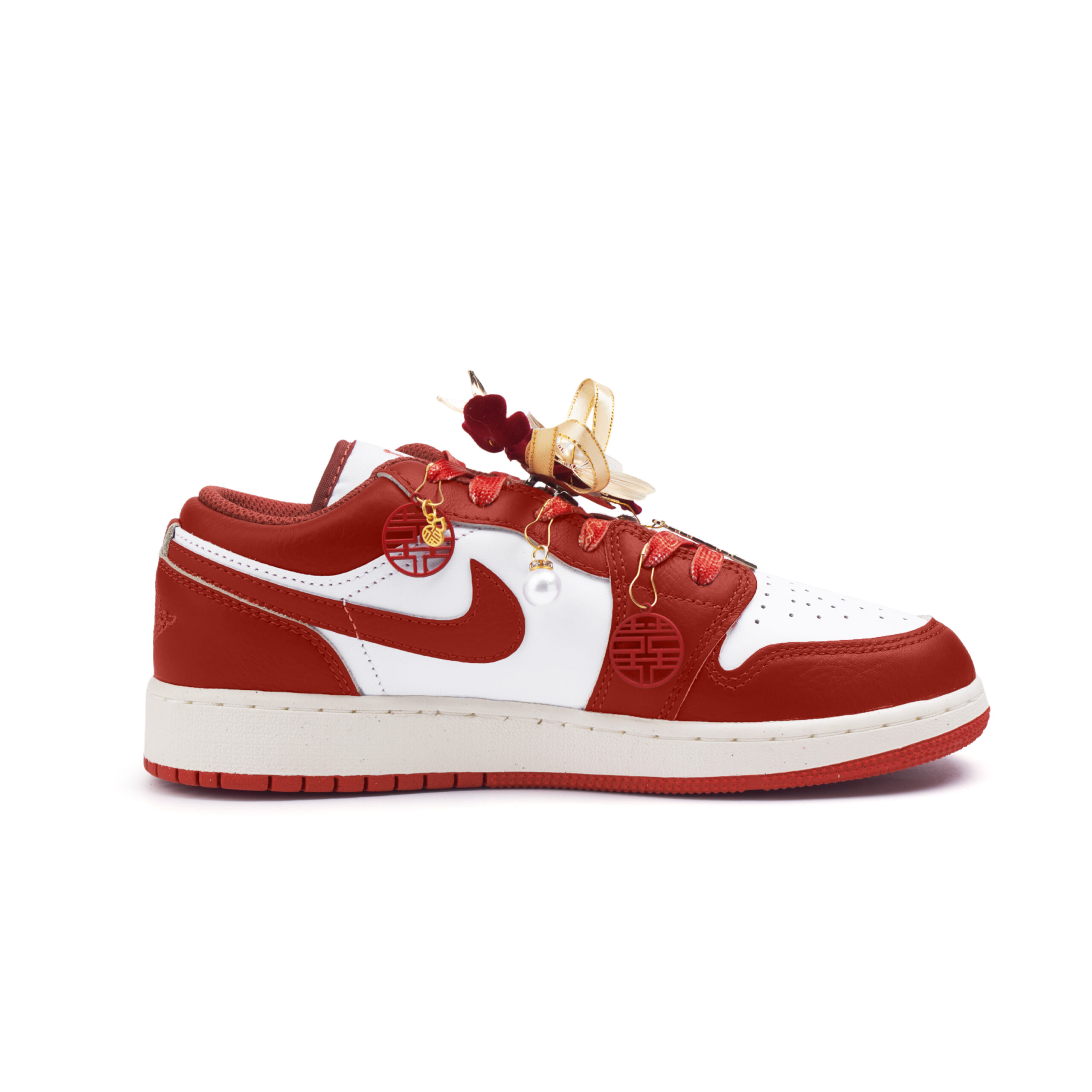Jordan Air Jordan 1 Low top Vintage Basketball Shoes Women’s Red