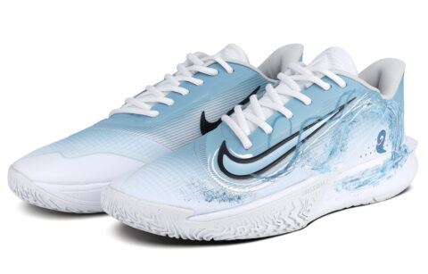 Nike Precision 7 Mesh Slip Resistant Abrasion Resistant Low top Basketball Shoes Men’s White Blue