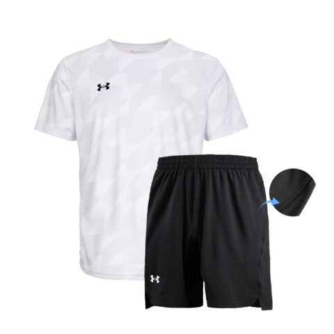 Under Armour Under Armour Sports Suit Quick Dry Moisture Wicking Unisex Top+Shorts