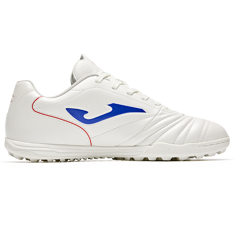 Joma Aguila TF Turf Kangaroo Leather Soccer Shoes Unisex White Blue