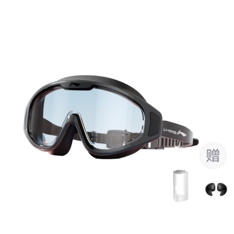 Li Ning Swim Goggles PC Professional Beach Swimming Pool Swim Diving Unisex Black