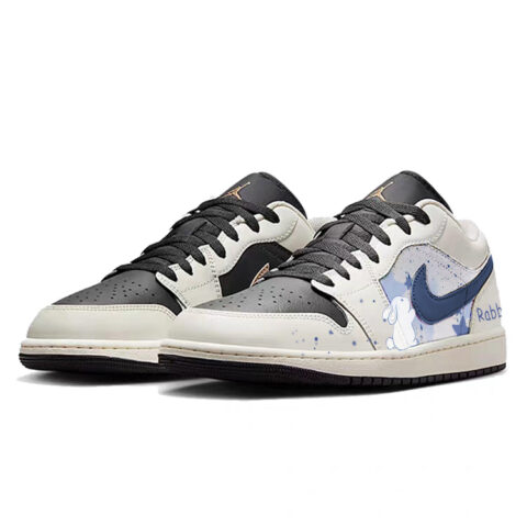 Jordan Air Jordan 1 Vintage Basketball Shoes Men’s Low Top White/Black