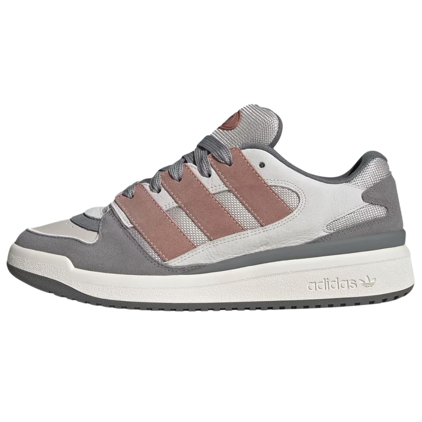 Adidas Forum2000 Core White Warm Clay Grey Three