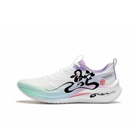 Li Ning Red Hare 7 Pro Cushioning Slip Resistant Breathable Lightweight Low top Training Running Shoes Men’s White