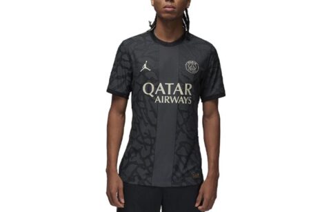 Jordan Soccer Jerseys Men's Black Moderate