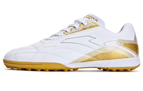 Joma TF Turf Slip Resistant Abrasion Resistant Soccer Shoes Men’s White Gold