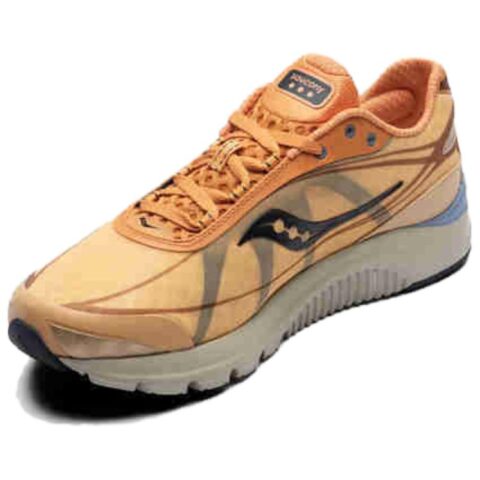 Saucony SlLO Comfortable Slip Resistant Abrasion Resistant Low top Running Shoes Unisex Orange Black