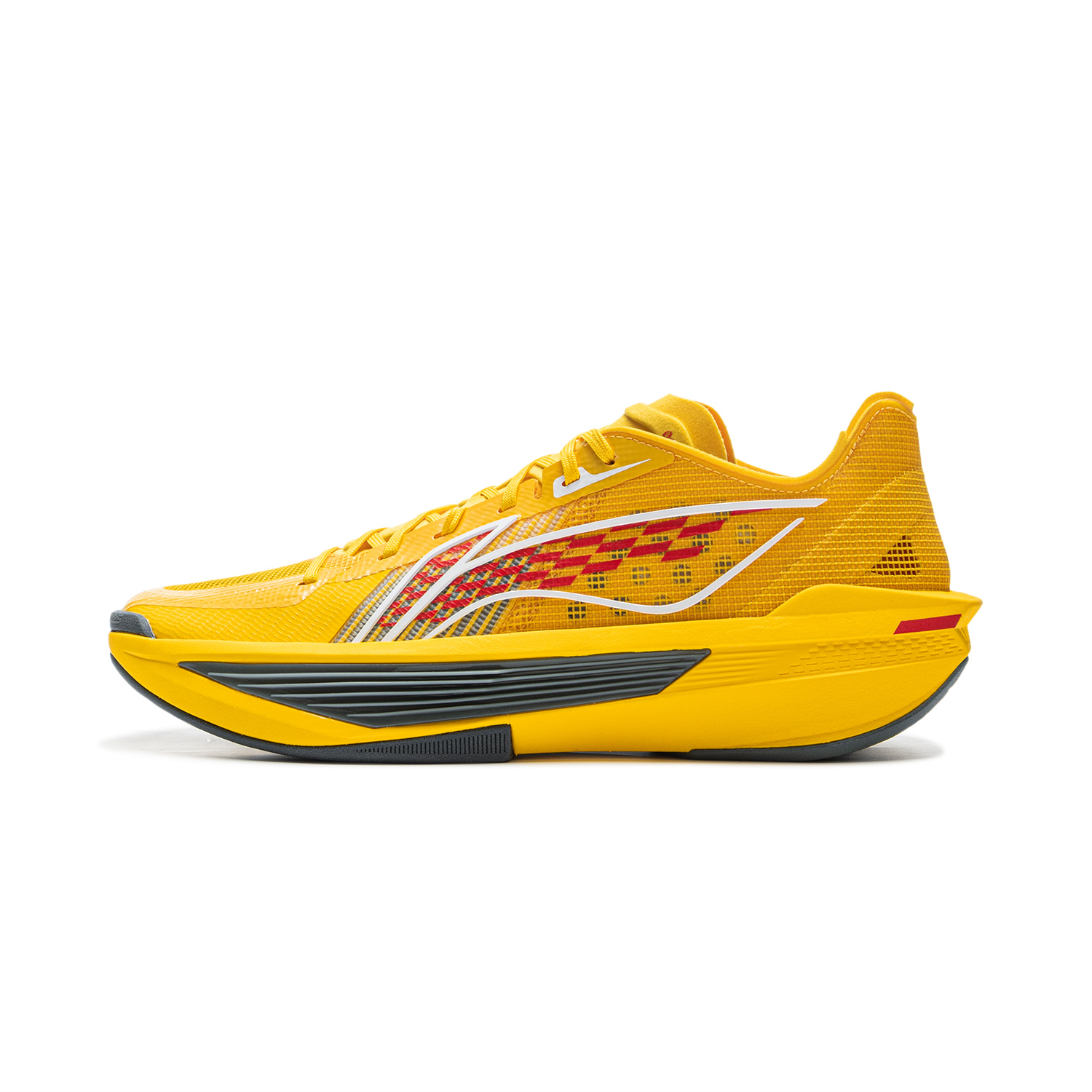 Li Ning ULTRALIGHT Cushioning Slip Resistant Abrasion Resistant Rebound Grip Low top Basketball Shoes Men’s Yellow