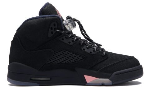 Jordan Air Jordan 5 Paris Night 2.0 Mid top Vintage Basketball Shoes Women’s Black