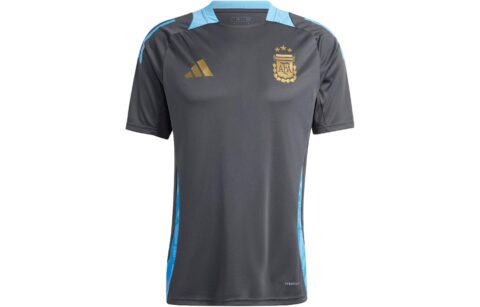 Adidas Argentina Tiro 24 Competition Jersey Soccer Jersey Men's Carbon Black