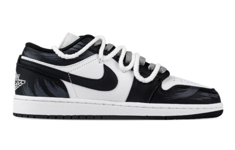 Jordan Air Jordan 1 Gentle Breeze Caresses The Surface. Abrasion Resistant Low top Vintage Basketball Shoes Unisex