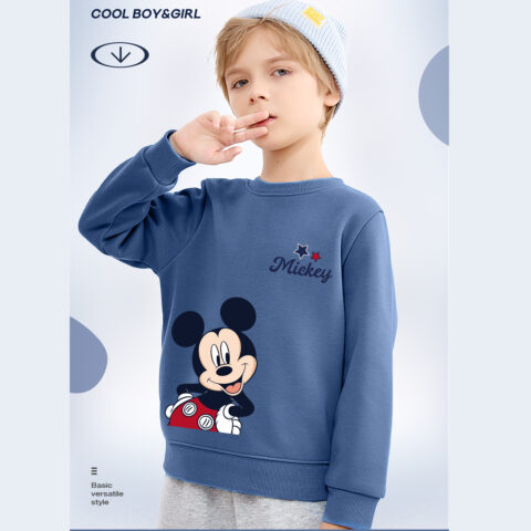 Disney Kids Casual Sportswear Lapel Moderate