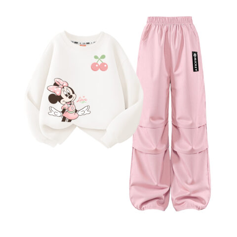 Disney Kids Casual Sportswear Crew Neck Moderate