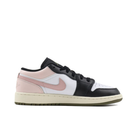 Jordan Air Jordan 1 Abrasion Resistant Support Low top Vintage Basketball Shoes Unisex Pink