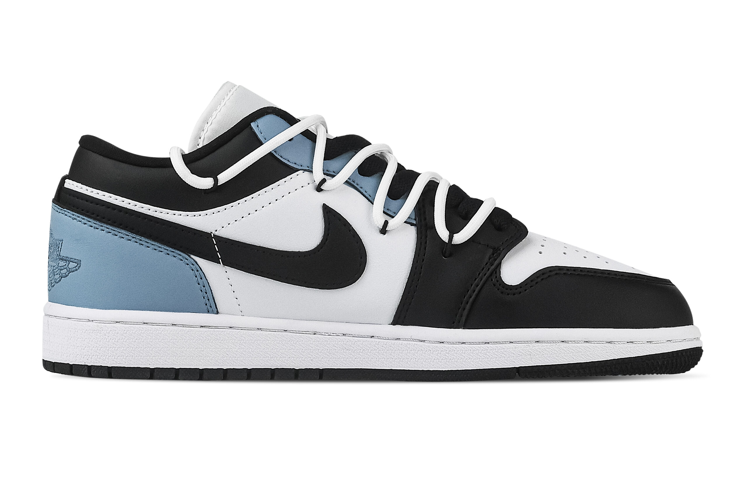 Jordan Air Jordan 1 Pen Drawn Black Flame, Heart Box Low top Vintage Basketball Shoes Unisex Black White Blue