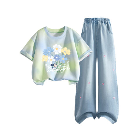 Disney Kids Casual Sportswear Crew Neck Thin