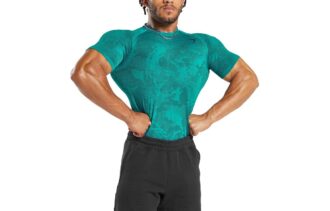 GYMSHARK Workout Clothing Men's Sea Foam Blue/Deep Turquoise