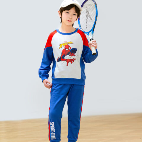 Disney Marvel Series Casual Sportswear Blue Children Aged 3 7 Years Old