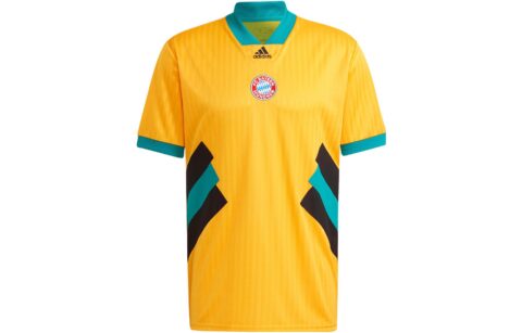 Adidas SS23 Soccer Jersey Men's Semi Fluorescent Gold