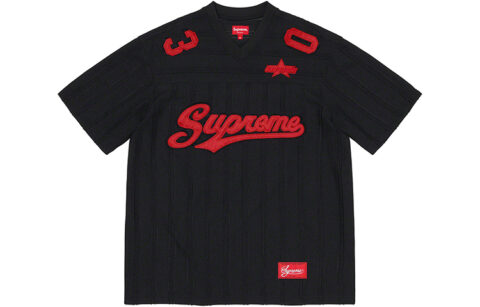 Supreme Mesh Stripe Football Jersey