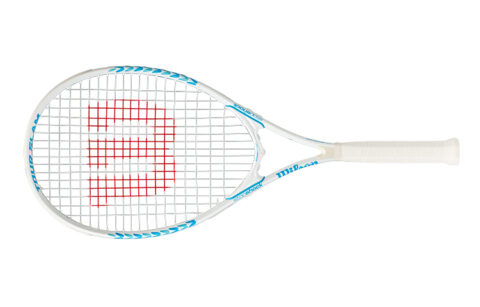 Wilson TOUR SLAM Collection WREATH WHITE 326g Racket Weight 110 Square Inch Head Size Blue White Unisex Aluminum Alloy