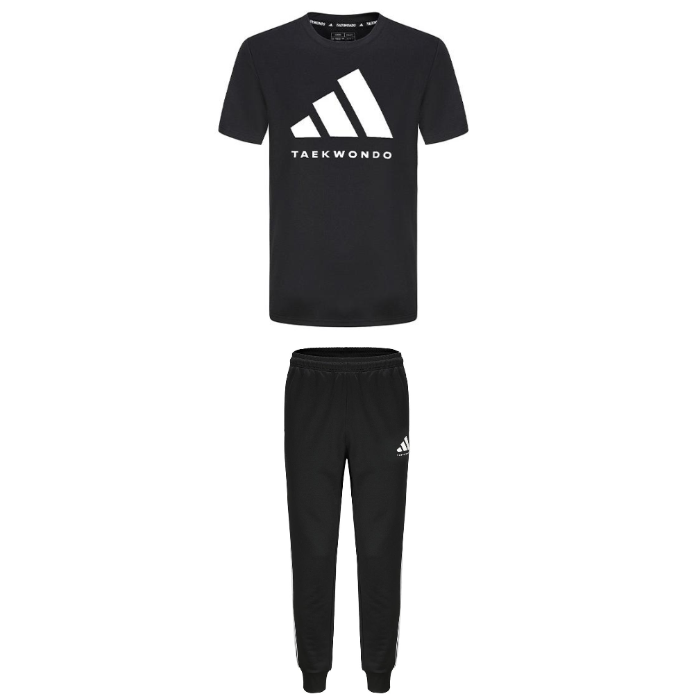 Adidas Taekwondo Casual Sportswear Unisex Black