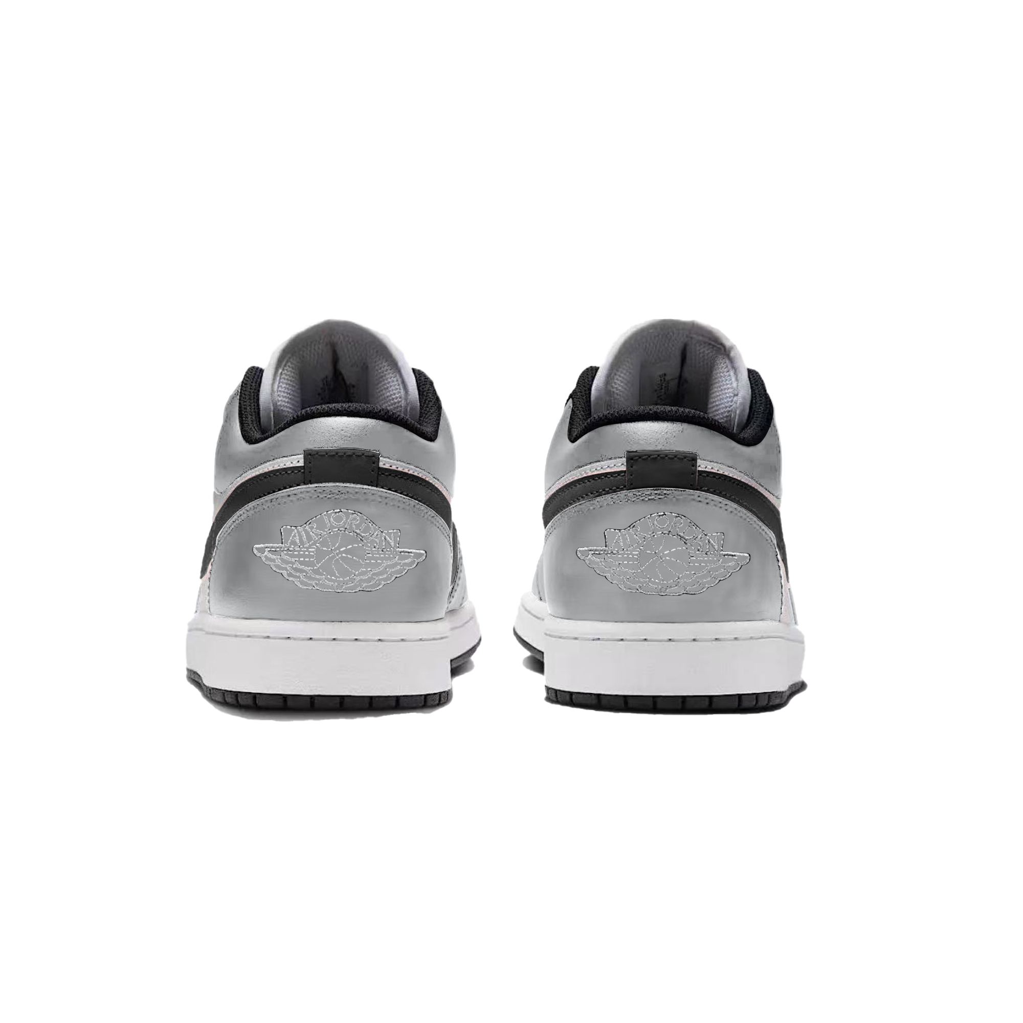 Jordan Air Jordan 1 Low top Vintage Basketball Shoes Unisex Light Gray