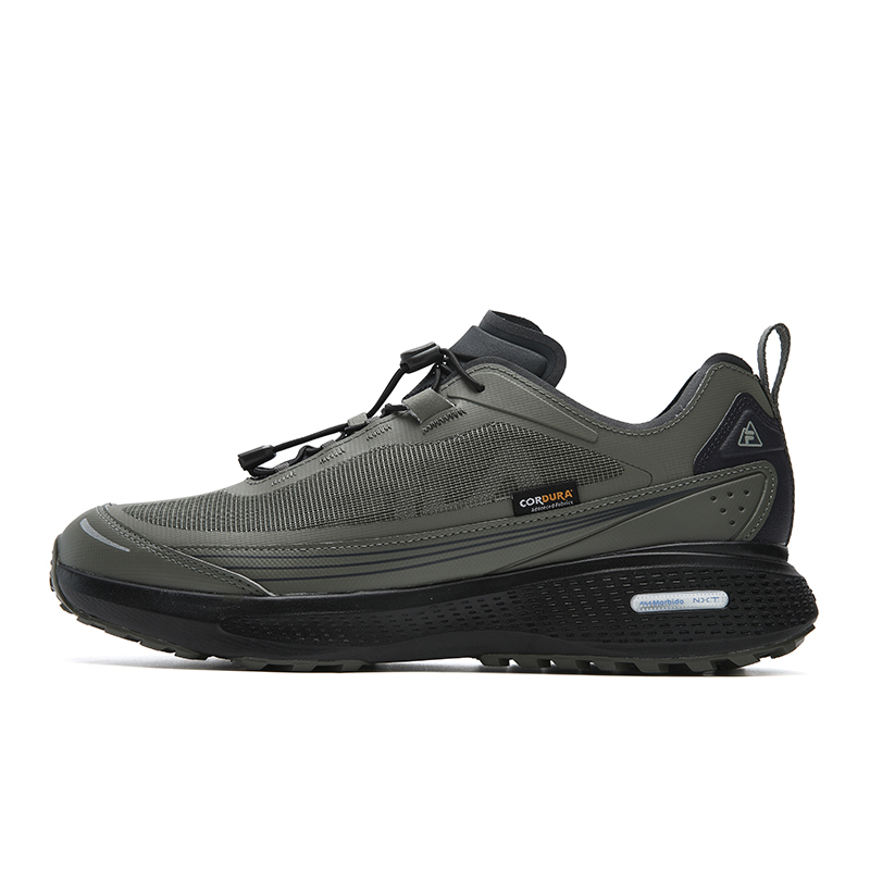 FILA NUVOLE 3 Cushioning Abrasion Resistant Breathable Lightweight Low top Outdoor Shoes Men's Tea Gray