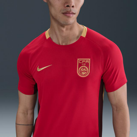 Nike Dri Fit SS25 Soccer Jersey Unisex Red